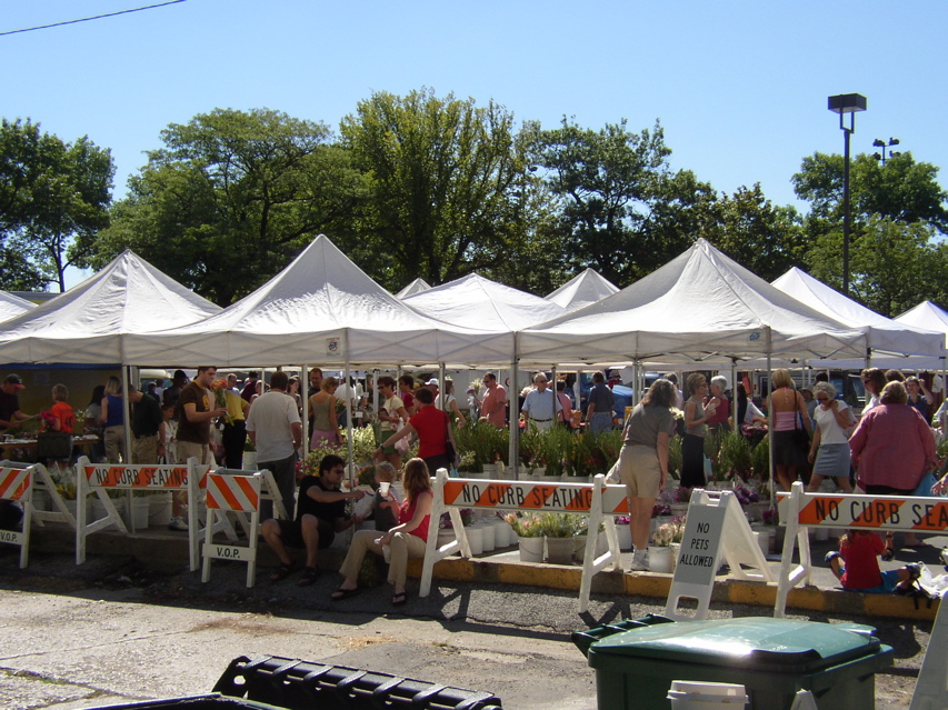 Fresh Fruits, Veggies, Flowers at the market