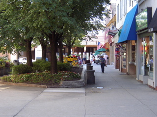 Shopping in town