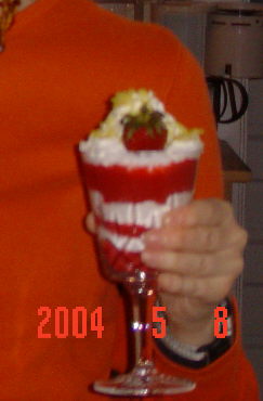 raspberry parfait